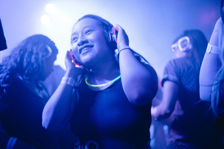 Silent disco headsets